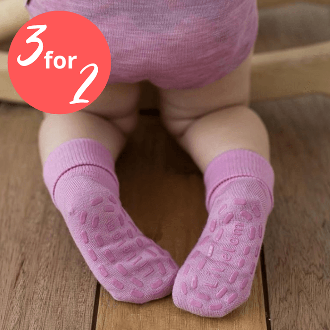 Hovedbilde Lillelam - Antiskli ullsokker Lyng