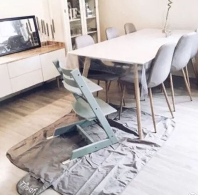 Tinkafu - Gulvmatte 90x145cm Svart