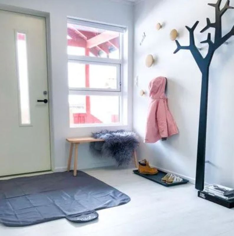 Tinkafu - Gulvmatte 90x145cm Svart