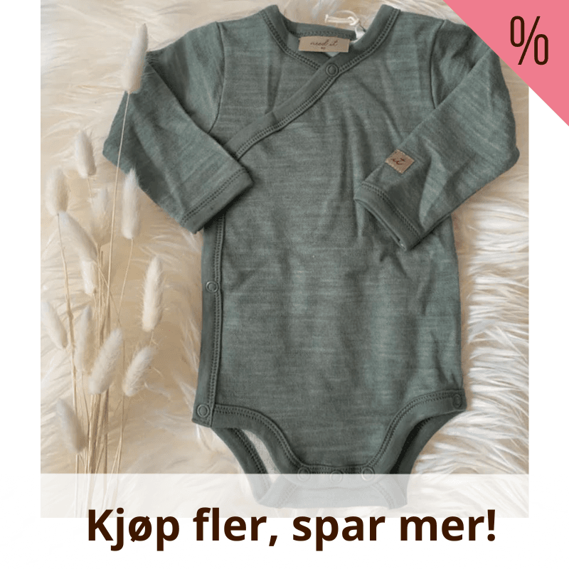 Need It - Fold-over body i ull/bambus 